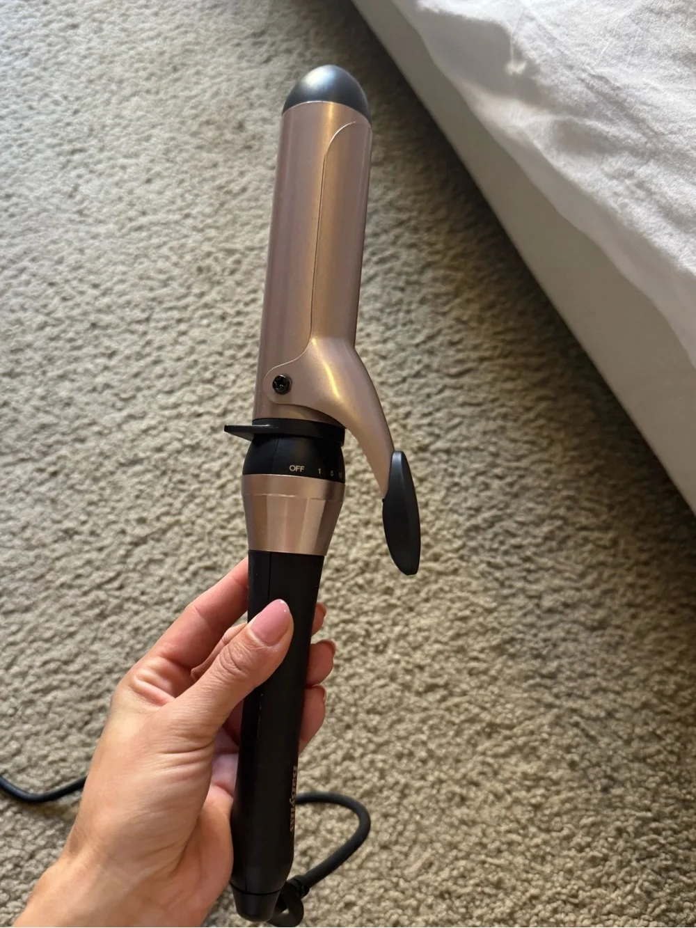 BaByliss Pink Gold and Black Curling Iron